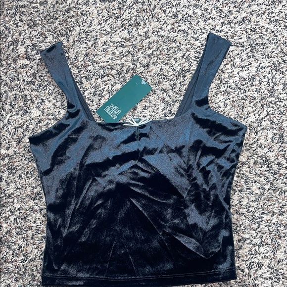wild fable Tops - Wild Fable Black Velvet Camisole Size XXS | NWT
